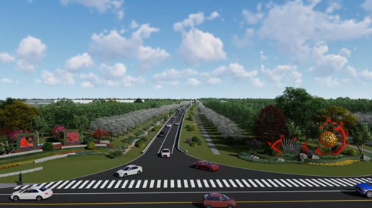 奉城高速出口綠地景觀設(shè)計視頻