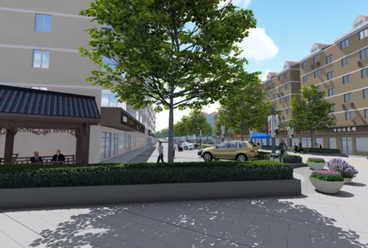 閘園路景觀設計動畫視頻